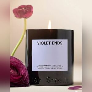 ❤️BUY 2 GET 1 FREE  Boy Smells Violet Ends Boxed Glass Candle, Retail $48.00 USD